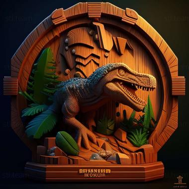 3D model LEGO Jurassic World game (STL)